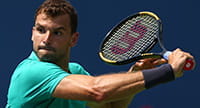 Il tennista Grigor Dimitrov, eliminato ai quarti di finale dell'Australian Open 2021