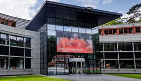 Il palazzo che ospita la sede della Federazione Calcistica olandese, che organizza la Eredivisie