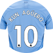 La maglia di Sergio Agüero, del Manchester City