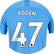 La maglia di Phil Foden, del Manchester City