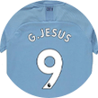 La maglia di Gabriel Jesus, del Manchester City