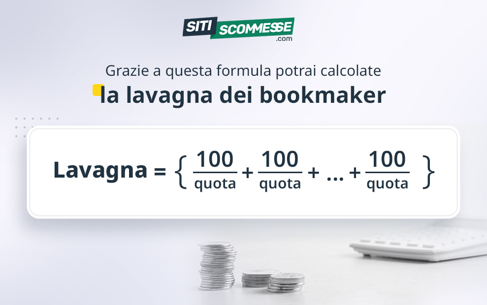 La formula della lavagna dei bookmaker