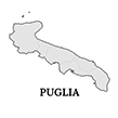 La sagoma della Puglia