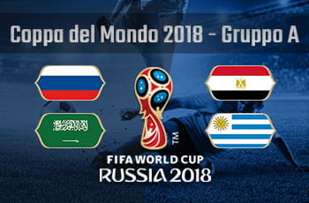 La composizione del Gruppo A della Coppa del Mondo Russia 2018