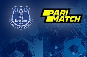 I loghi di Everton e Parimatch