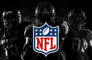 Giocatori di football, logo NFL