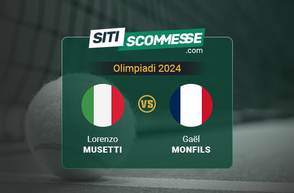 Pronostico Musetti-Monfils