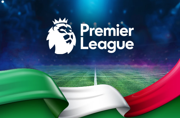 Logo Premier League, bandiera italiana