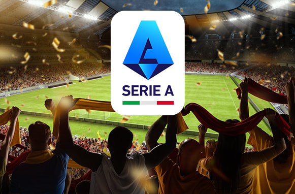 Tifosi e logo della Serie A 