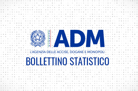 Logo ADM e riferimento al bollettino statistico