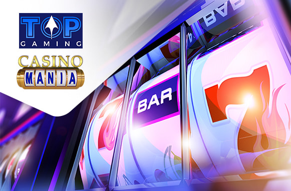 Slot e loghi di Top Gaming e CasinoMania 