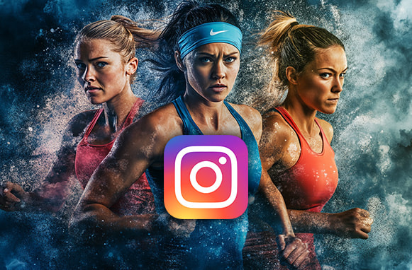 Atlete, logo di Instagram