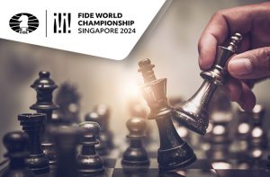 Scacchiera, logo FIDE World Championship