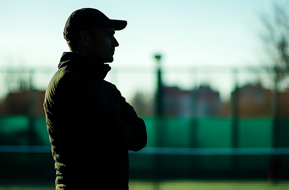 Profilo di un allenatore di tennis