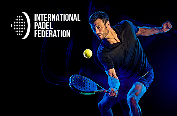 Giocatore di padel, logo IPF