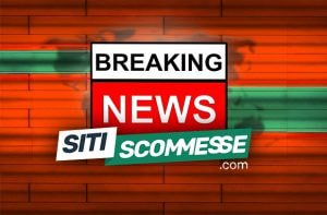 Scritta Breaking News e logo Siti scommesse